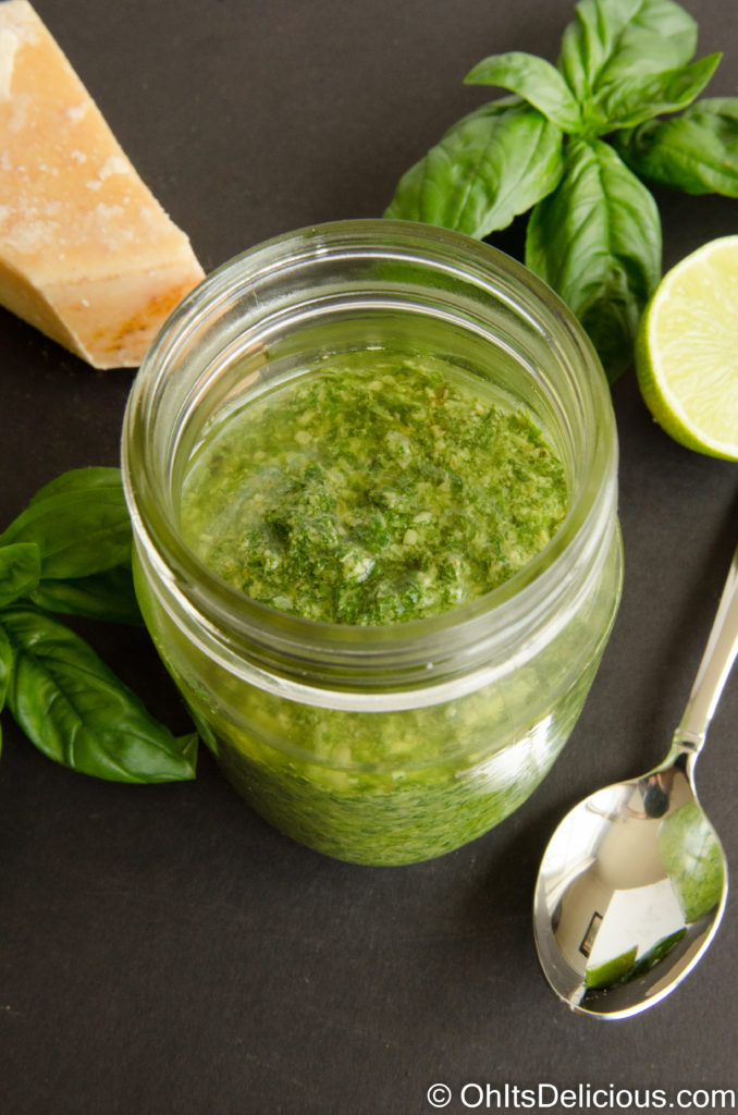 Easy Homemade Basil Pesto | Oh It's Delicious
