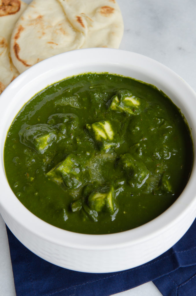 Palak Paneer Spinach With Indian Cottage Cheese Oh It S Delicious