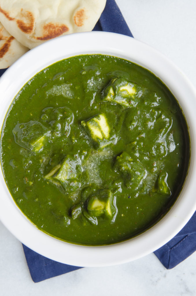 Palak Paneer Spinach With Indian Cottage Cheese Oh It S Delicious